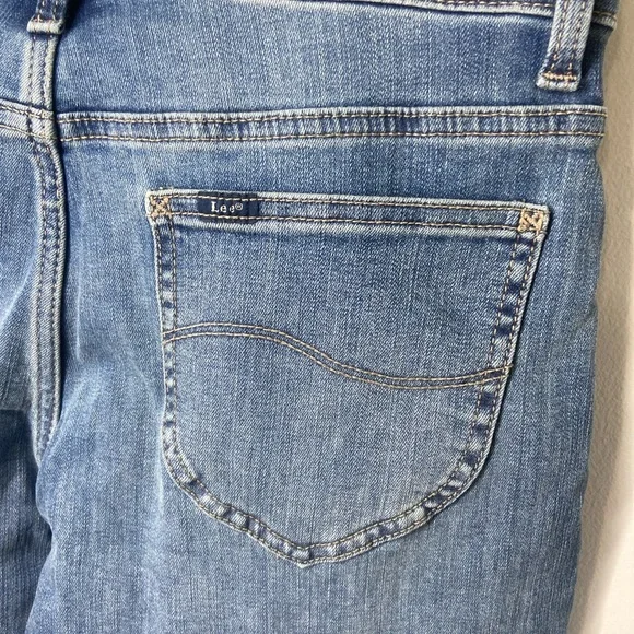 Lee Blue Skinny Jeans with Faded Wash - Picture 8 of 8